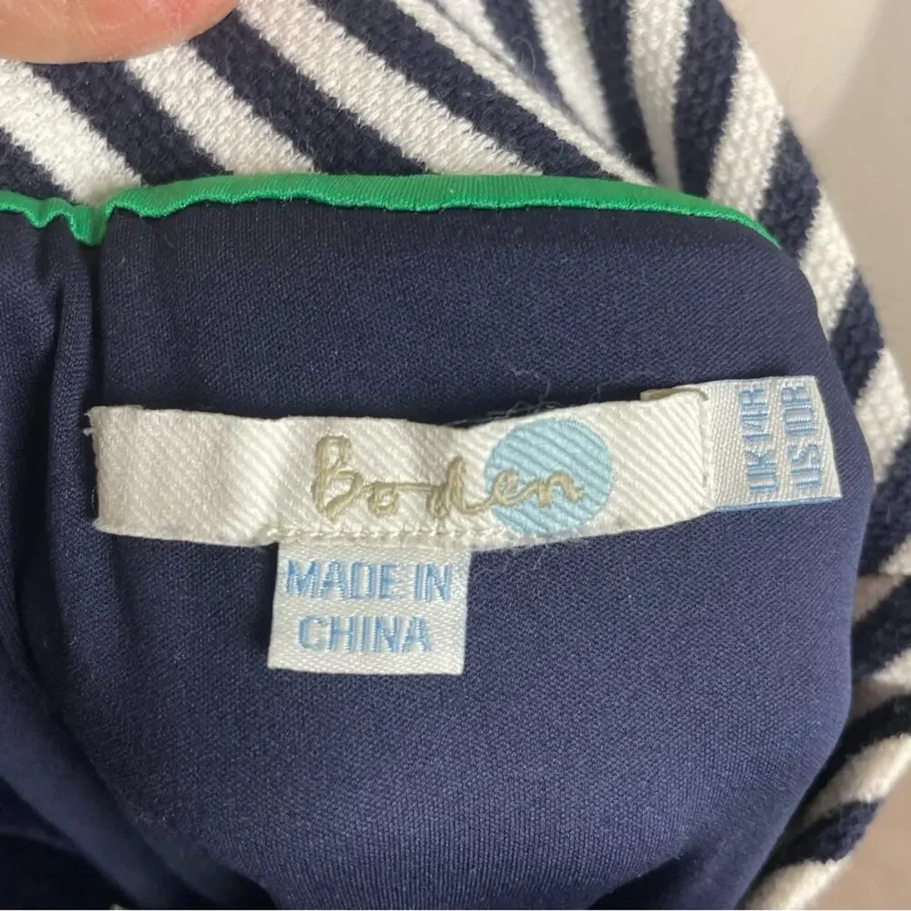 Boden navy white